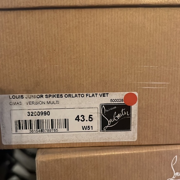 NWT Christian Louboutin red bottom sneakers size 43.5/Us10.5 - Picture 3 of 9